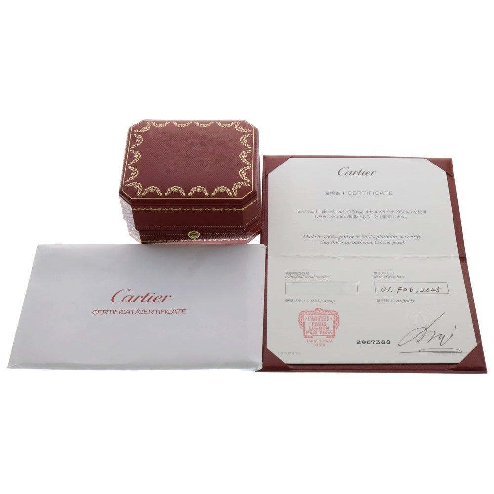Cartier(カルティエ) ラブ セミ パヴェダイヤ ピアス Au750 K18 WG ホワイトゴールド ジュエリー