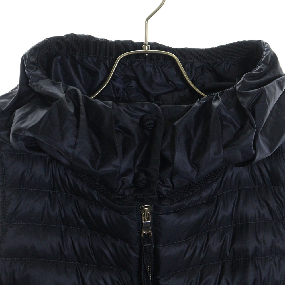 MONCLER(モンクレール) EBLE GILET フード付き ナイロンダウンベスト ネイビー レディース 510934887094