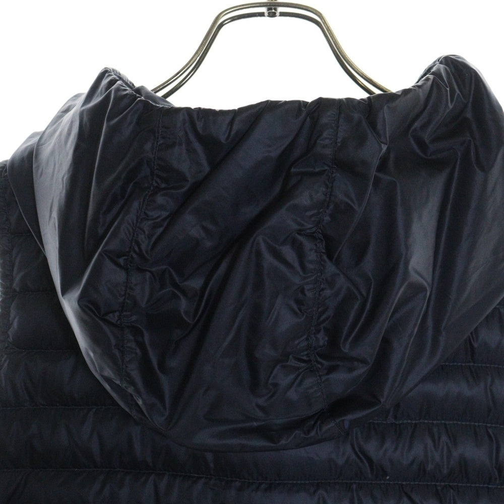 MONCLER(モンクレール) EBLE GILET フード付き ナイロンダウンベスト ネイビー レディース 510934887094