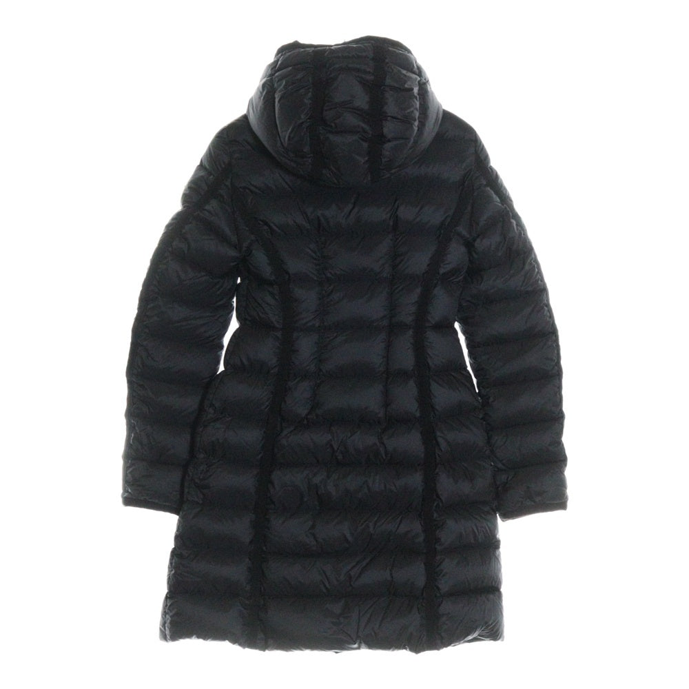 MONCLER(モンクレール) 17AW HERMINE エルミンヌ フーデッド ジップアップ ダウンジャケット コート ブラック レディース C20934930005 53048