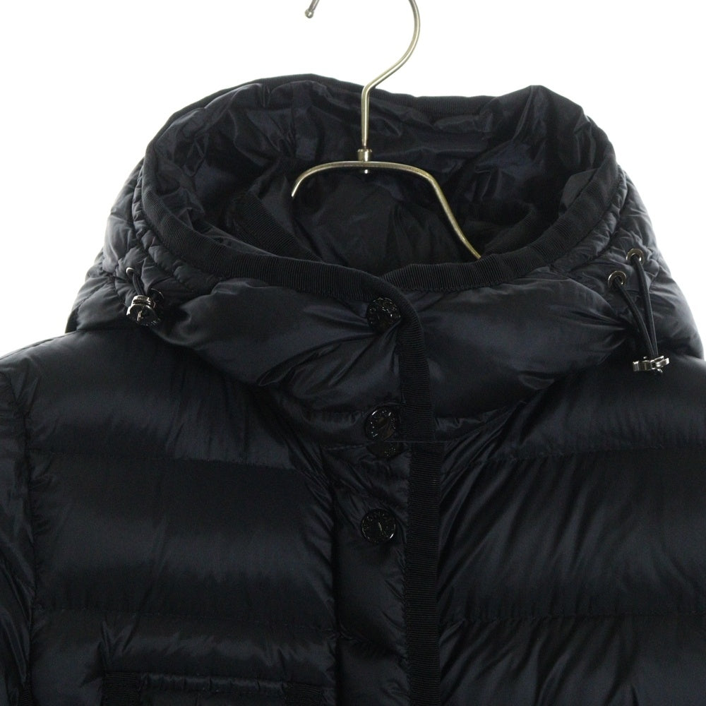 MONCLER(モンクレール) 17AW HERMINE エルミンヌ フーデッド ジップアップ ダウンジャケット コート ブラック レディース C20934930005 53048