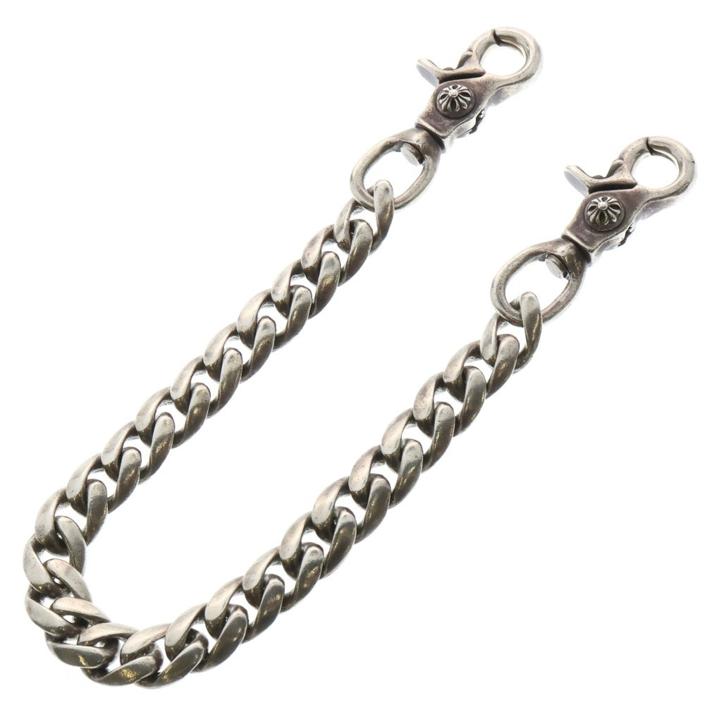 CHROME HEARTS(クロムハーツ) CLASSIC SHORT-T/ 2クリップショートクラシック ウォレットチェーン シルバー BCA068