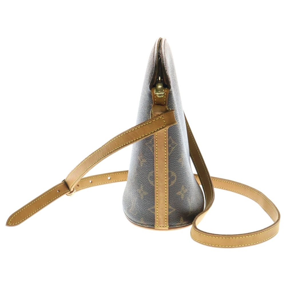 LOUIS VUITTON(ルイヴィトン) モノグラム ドルーオ ショルダーバッグ ブラウン ゴールド金具 レザー×PVC M51290