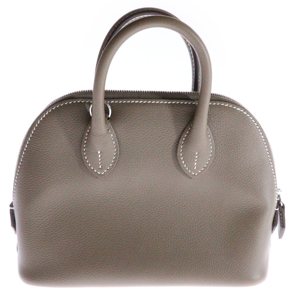 HERMES(エルメス) ボリード1923 ミニ エトゥープ エヴァーカラー 2wayハンドバッグ ショルダーバッグ シルバー金具 W刻印