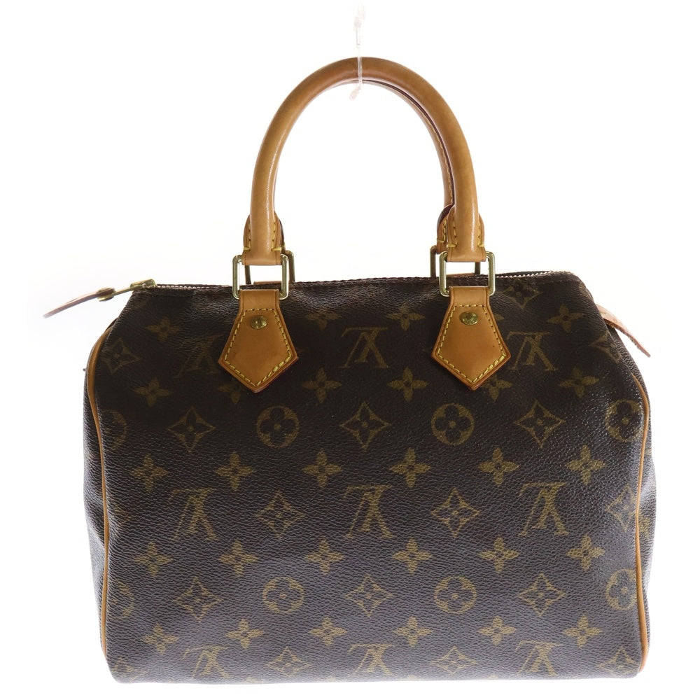 LOUIS VUITTON(ルイヴィトン) モノグラム スピーディー25 ハンドバッグ ミニバッグ ミニボストンバッグ ブラウン ゴールド金具 レザー×PVC M41109