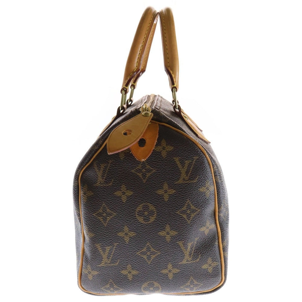 LOUIS VUITTON(ルイヴィトン) モノグラム スピーディー25 ハンドバッグ ミニバッグ ミニボストンバッグ ブラウン ゴールド金具 レザー×PVC M41109