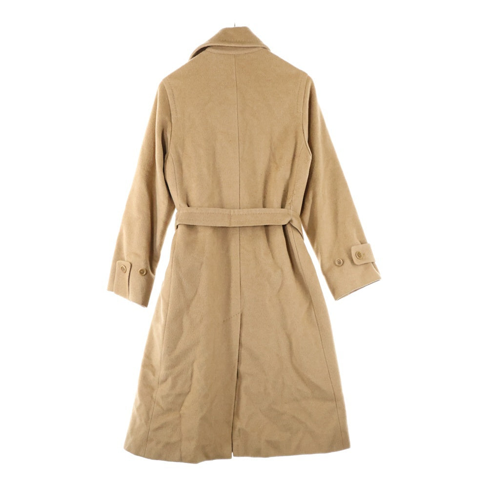 Max Mara(マックスマーラ) キャメル ダブルブレスト ステンカラー ロングコート ブラウン レディース