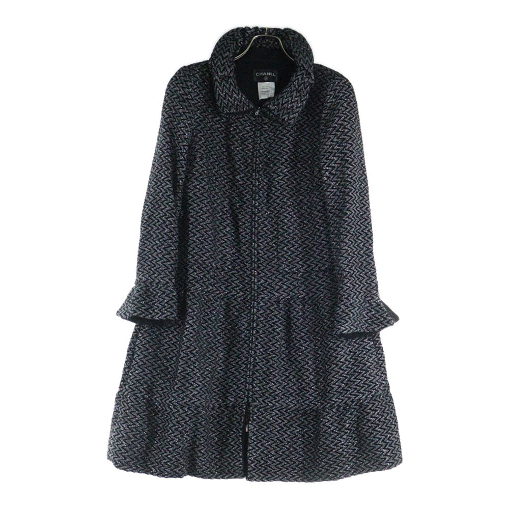 CHANEL // 98P ココマーク ツイード ロング ジャケット CHANEL - 美品 Vintage シャネル CHANEL ジャケット ロング丈
