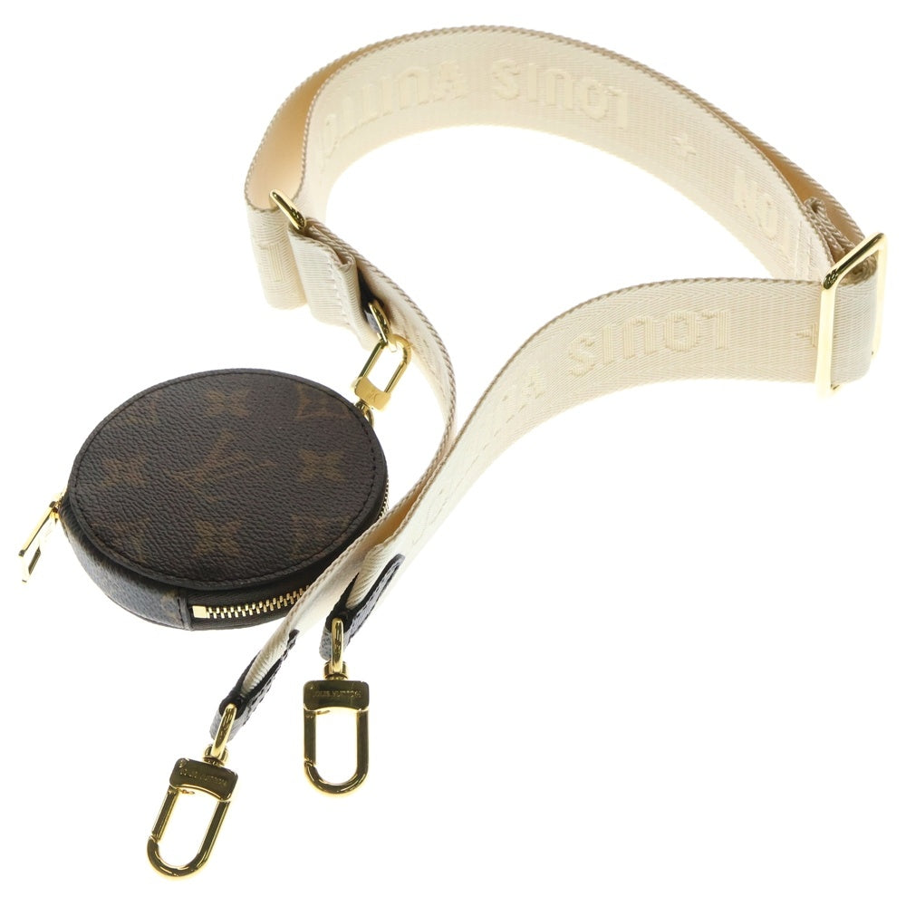 LOUIS VUITTON(ルイヴィトン) モノグラム オンザゴーPM 2WAY ポーチ付レザーショルダーバッグ ハンドバッグ ブラウン レディース M46373