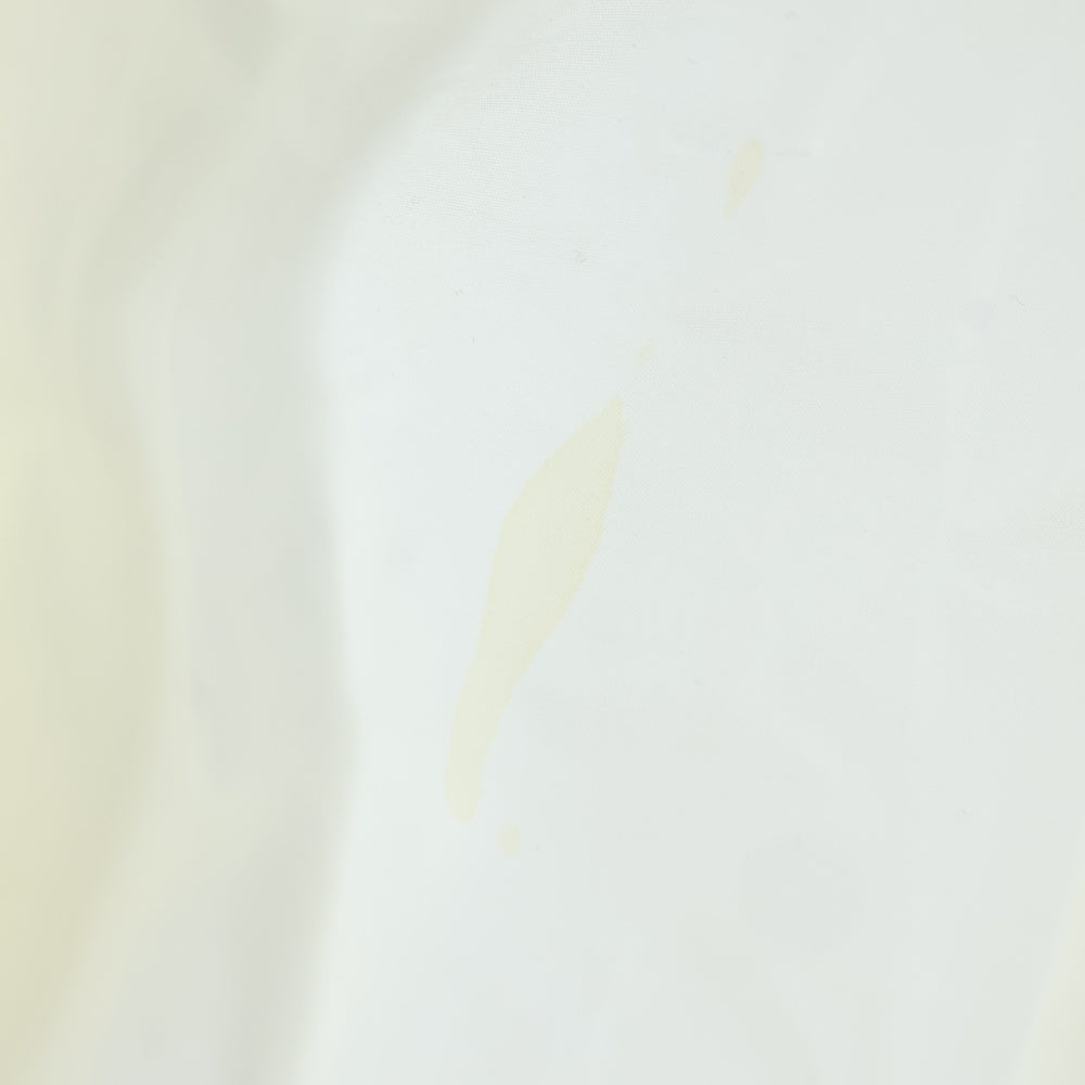 FENDI(フェンディ) ギャザー フリル クルーネック ロングスリーブ 長袖 プルオーバー ブラウス トップス ホワイト レディース FS6750 2ZM