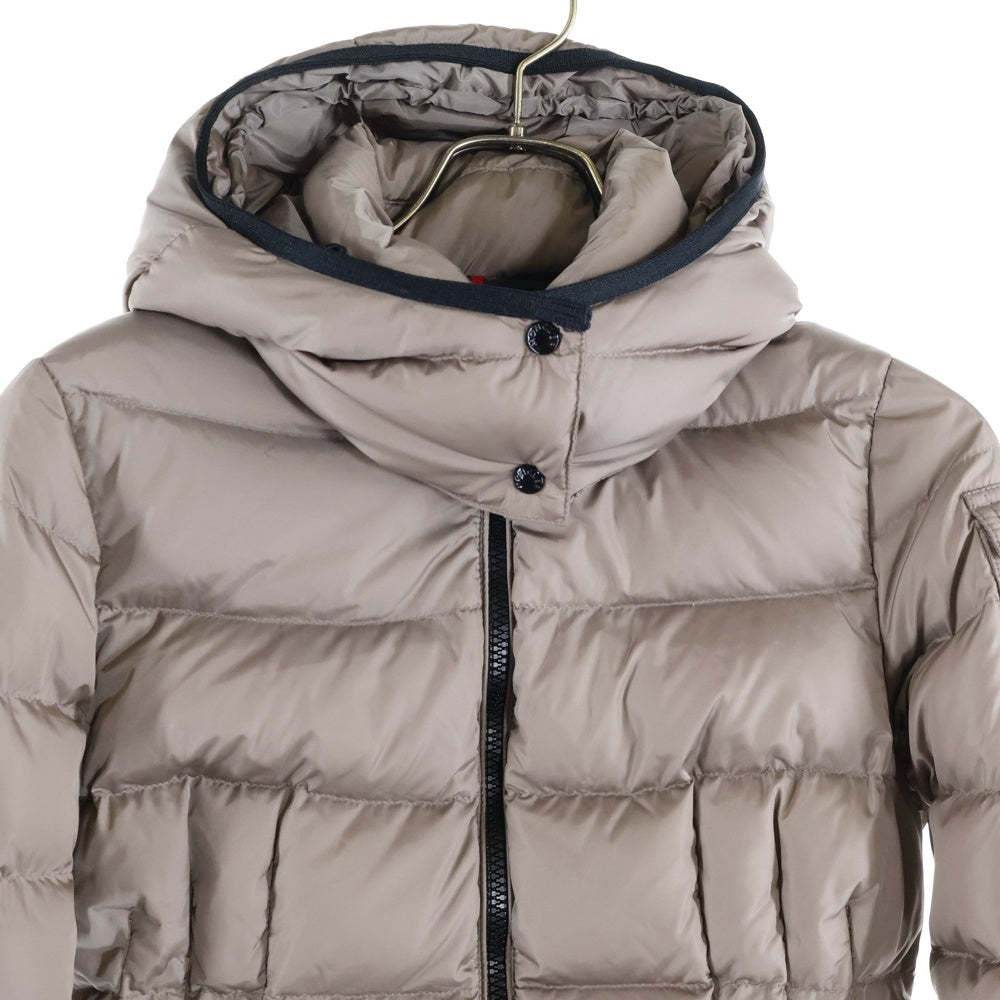 MONCLER(モンクレール) CHARPAL シャーパル フーデッド ジップアップ ダウン ロングジャケット コート ベージュ レディース 420934937205 54155
