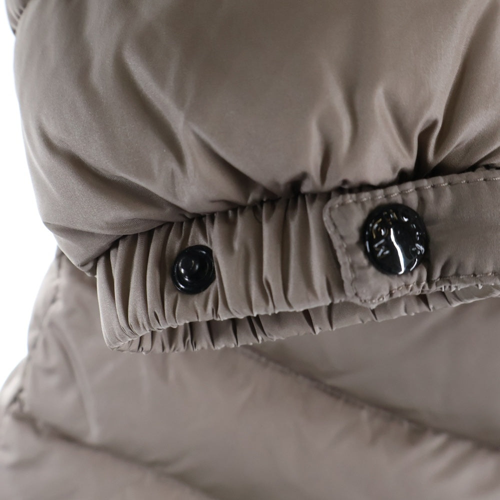 MONCLER(モンクレール) CHARPAL シャーパル フーデッド ジップアップ ダウン ロングジャケット コート ベージュ レディース 420934937205 54155