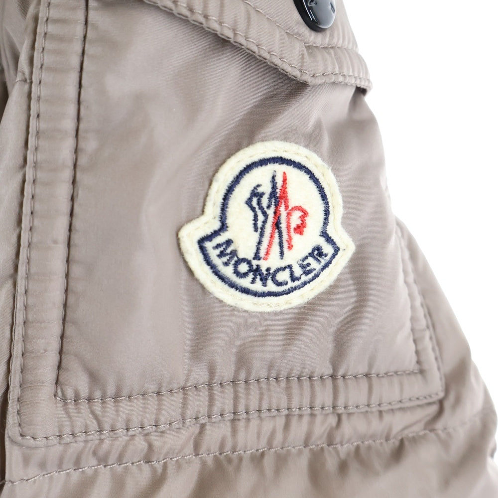 MONCLER(モンクレール) CHARPAL シャーパル フーデッド ジップアップ ダウン ロングジャケット コート ベージュ レディース 420934937205 54155