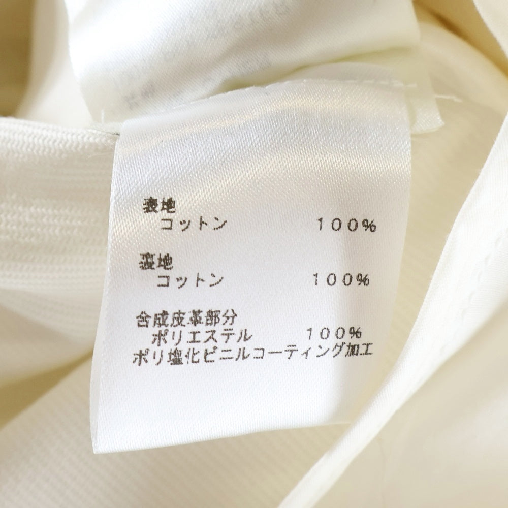 LOUIS VUITTON(ルイヴィトン) 23AW ×YK 草間彌生 フラワープリント フリルカラー コットン 半袖 ダブルブレスト ラップデザイン ワンピース ドレス ホワイト レディース RW232J VD8 FODR24