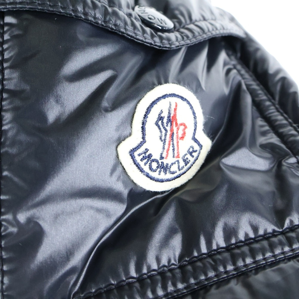 MONCLER(モンクレール) 15AW ZIN ジン ワッペンロゴ フーデッド ジップアップ ダウンジャケット ネイビー A20914031505 53029