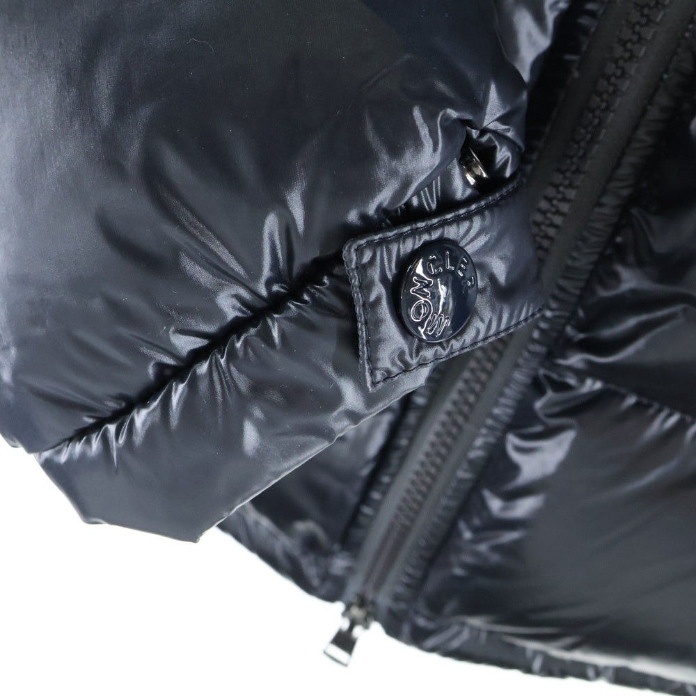 MONCLER(モンクレール) 15AW ZIN ジン ワッペンロゴ フーデッド ジップアップ ダウンジャケット ネイビー A20914031505 53029
