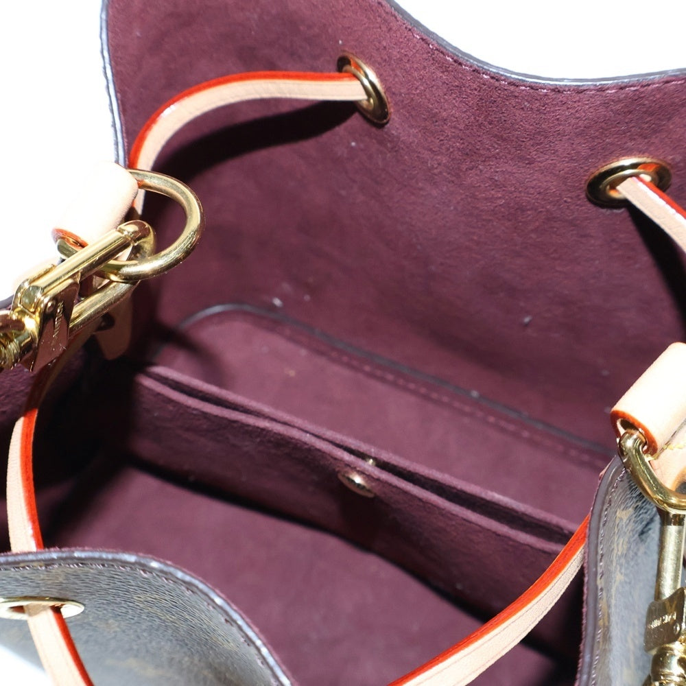 LOUIS VUITTON(ルイヴィトン) モノグラム ネオノエBB 2WAYバッグ ショルダーバッグ ハンドバッグ ブラウン ゴールド金具 レザー×PVC M46581