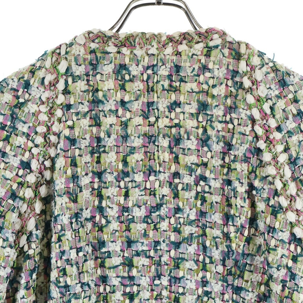 CHANEL(シャネル) ココフクロウボタンボタン ツイードノーカラージャケット レディース P57894V43824