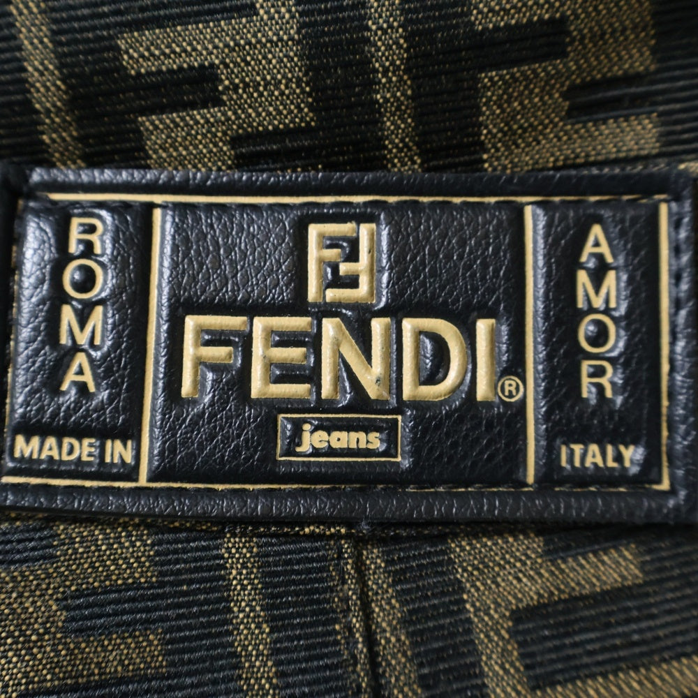 FENDI(フェンディ) ズッカ柄 ジップフライパンツ ブラウン