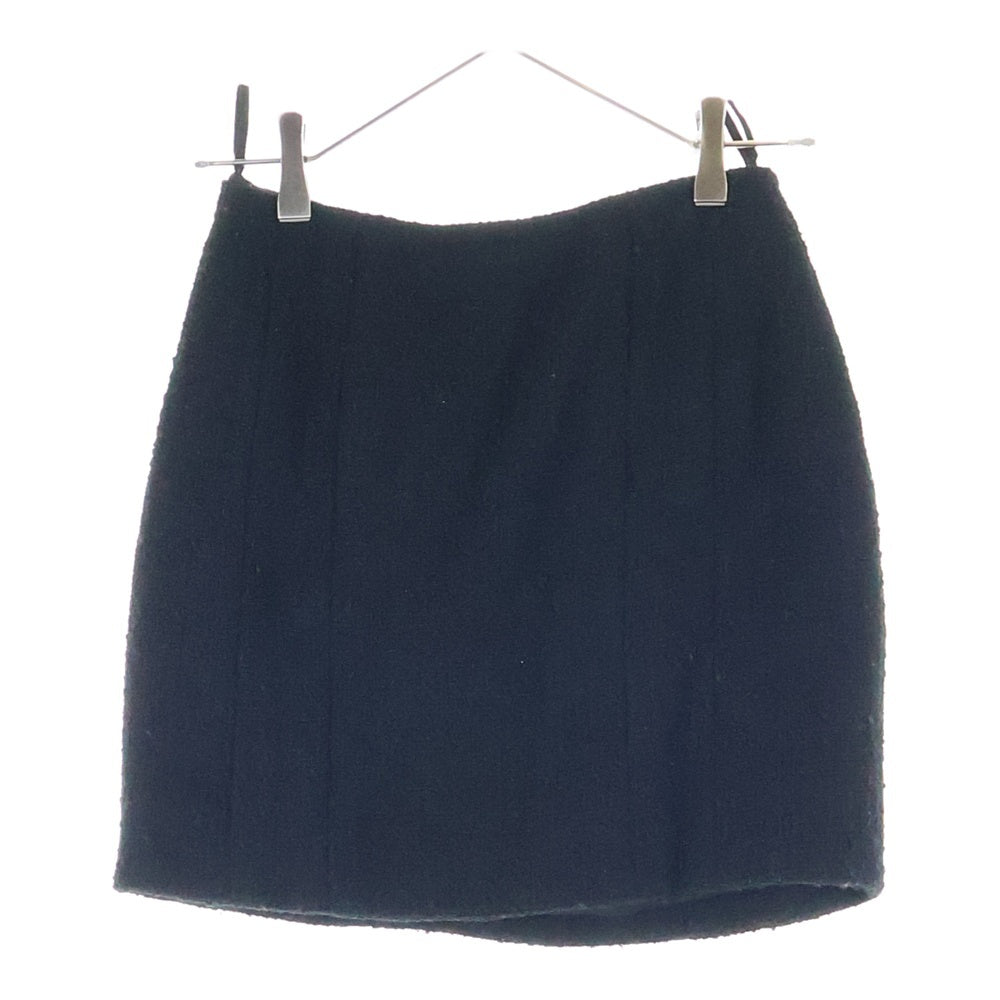 CHANEL(シャネル) 94AW ウールツイード タイト ミニスカート ブラック レディース PO4189