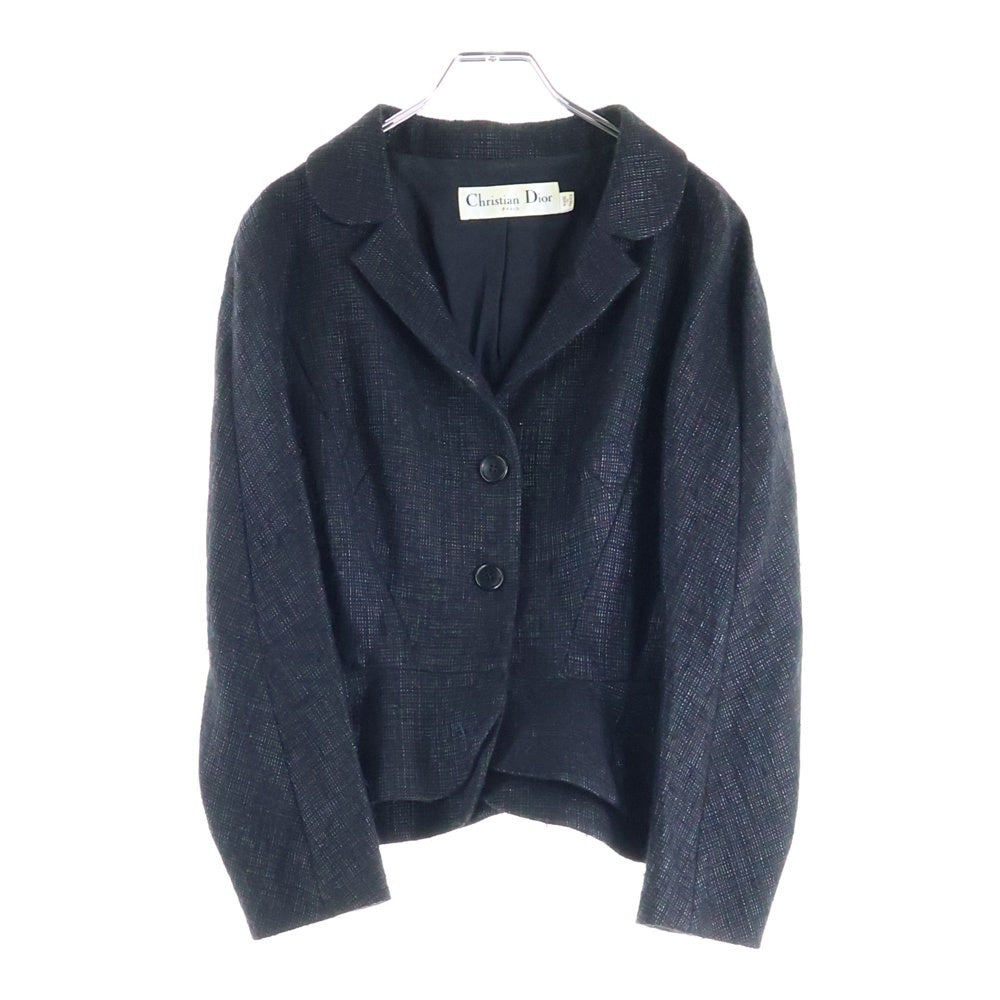 Christian Dior MONSIEUR(クリスチャンディオールムッシュ) セットアップスーツ 2B クロップド テーラードジャケット レザーベルト タイト ミディアムスカート レディース 1C21213C1510