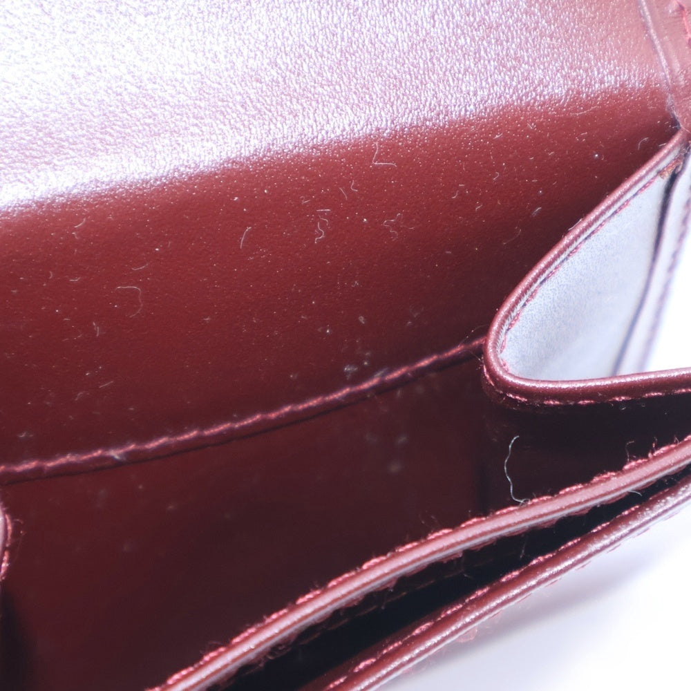 Cartier(カルティエ) マストライン ロゴレザーコインケース 小銭入れ ボルドー