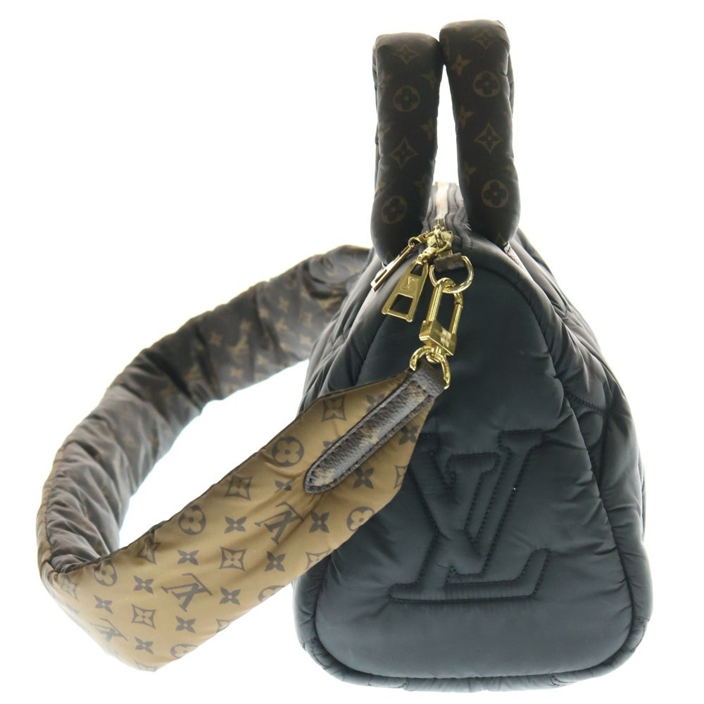 LOUIS VUITTON(ルイヴィトン) LVピロー スピーディバンドリエール25 モノグラム 2WAYバッグ ハンドバッグ ショルダーバッグ ブラウン×ブラック ゴールド金具 M59008