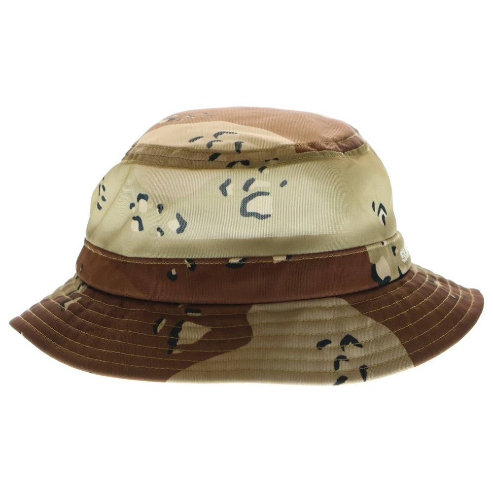 SUPREME(シュプリーム) 20SS Mesh Crusher メッシュ クラッシャー ロゴ刺繍 バケットハット ベージュ/ブラウン