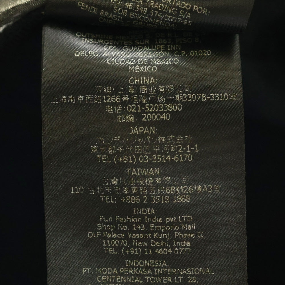 FENDI(フェンディ) ズッカ総柄 ナイロン クラッシャー バケットハット 帽子 シルバー/ブラック FXQ801 AB67 S