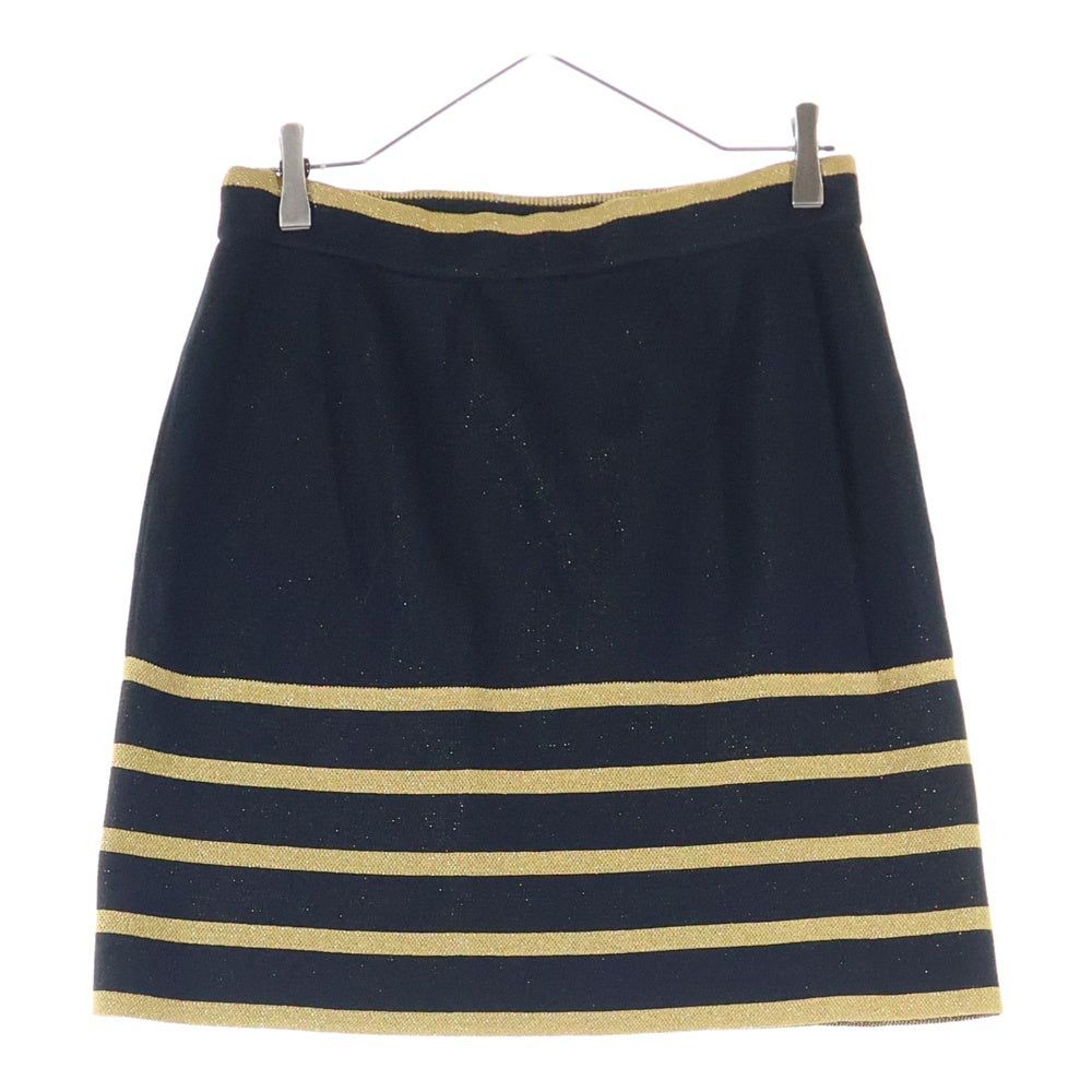 CHANEL(シャネル) ココマーク スカラベ セットアップ 刺繍 クルーネック 半袖ニット セーター ラップデザイン ミニスカート レディース P61610K47245/P61611K47246