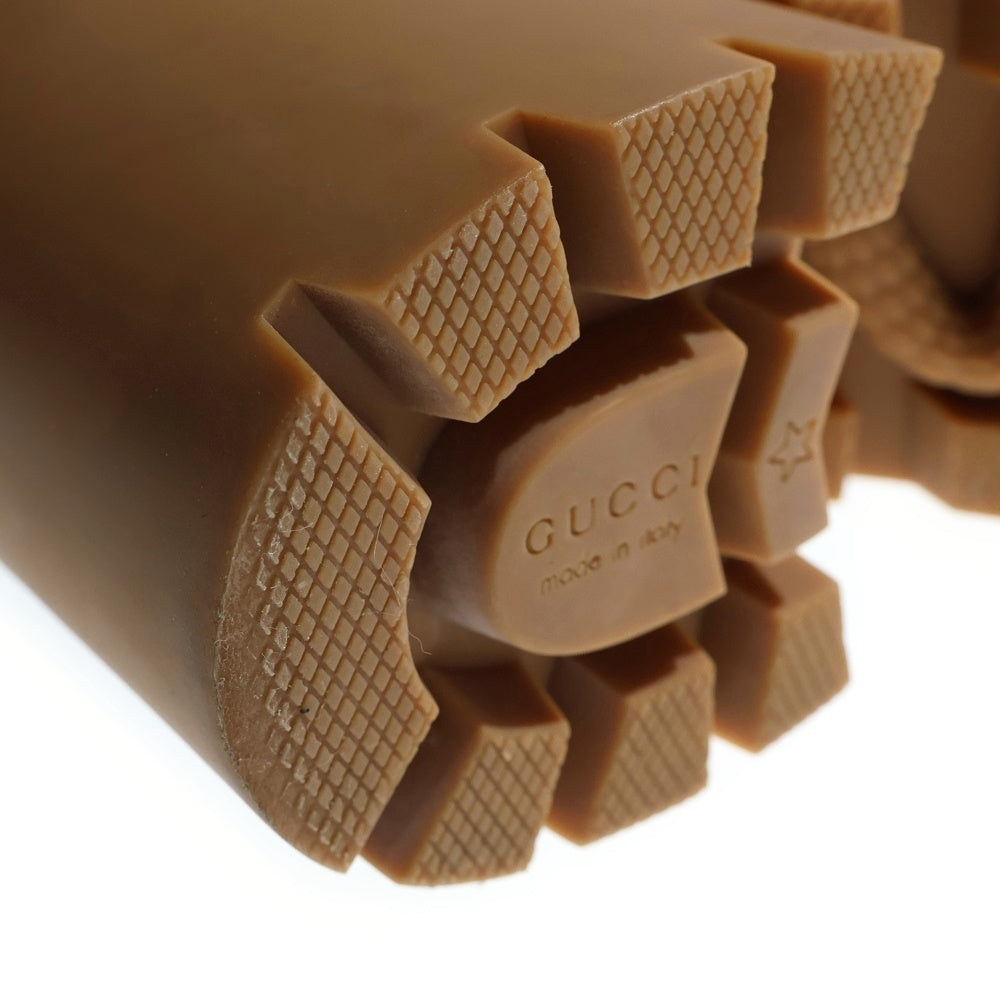 GUCCI(グッチ) GGスプリーム キルティング ヒール レザー レースアップ アンクルブーツ ハイカットシューズ ベージュ レディース 659691