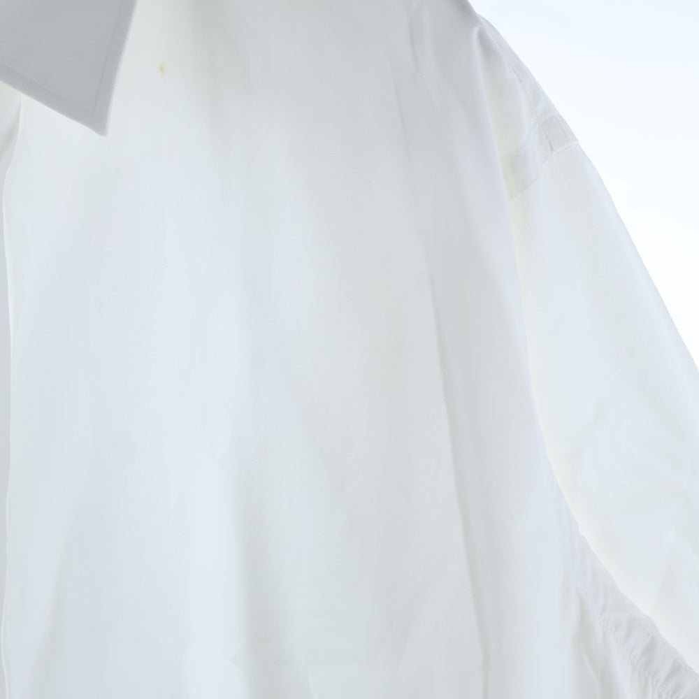 HERMES(エルメス) セリエ ゴールドカフスボタン コットン 長袖シャツ ホワイト