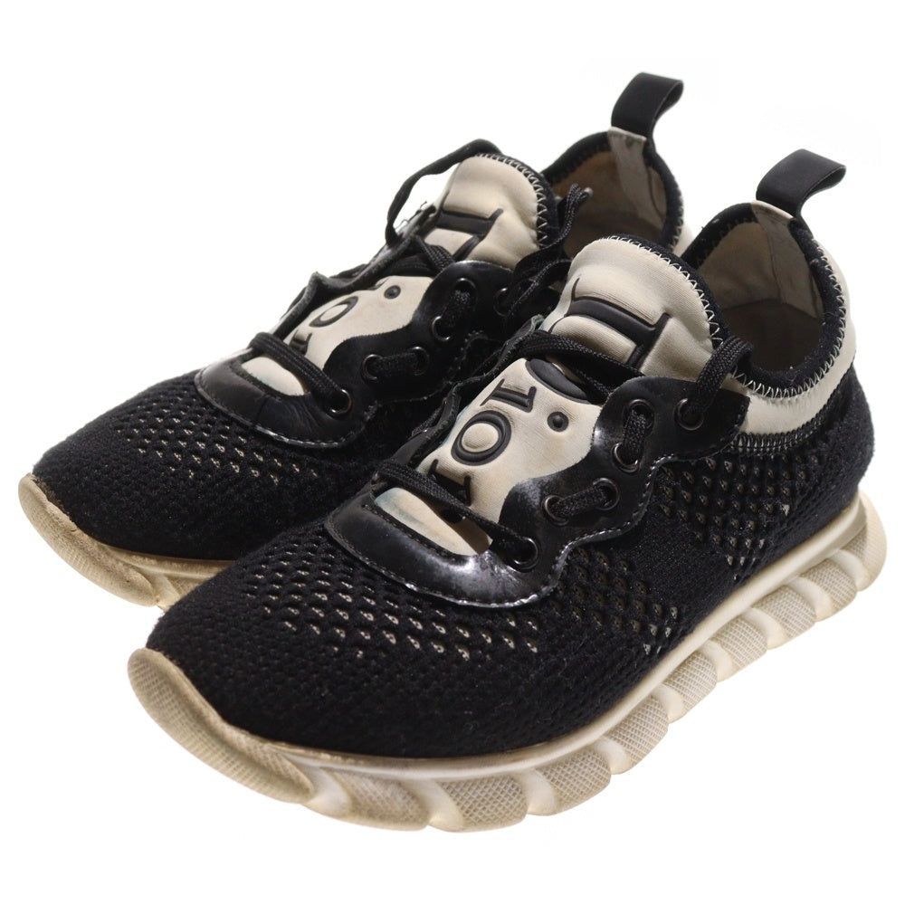 Christian Dior(クリスチャンディオール) 19AW B21 ロゴ メッシュ レースアップ ローカットシューズ スニーカー ブラック レディース