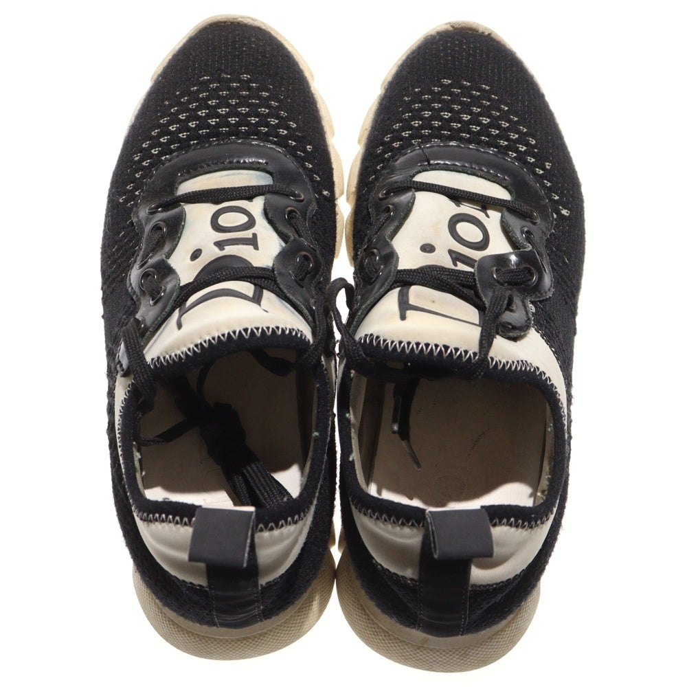 Christian Dior(クリスチャンディオール) 19AW B21 ロゴ メッシュ レースアップ ローカットシューズ スニーカー ブラック レディース