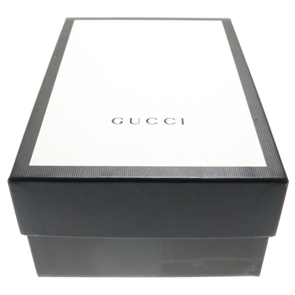 GUCCI(グッチ) メタリック コンビレザー レースアップ ハイカットシューズ スニーカー ゴールド/ホワイト キッズ 371604