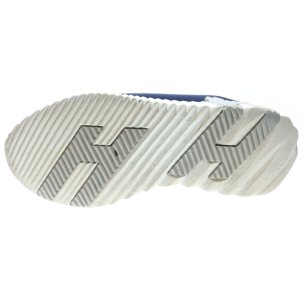 HERMES(エルメス) バウンシング Hロゴ スエードレザー レースアップ ローカットシューズ スニーカー ネイビー レディース