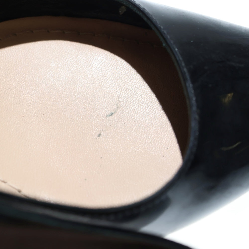 DIOR(ディオール) J'ADIOR ジャディオール スリングバック パテントレザー ポインテッドトゥ パンプス ブラック レディース