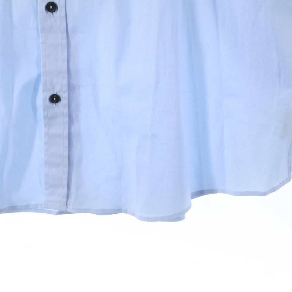 DOLCE & GABBANA(ドルチェアンドガッバーナ) バックプリーツ コットン 長袖シャツ ライトブルー G5625T/FUEAJ