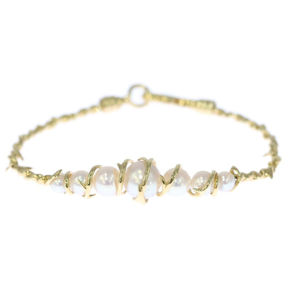 TASAKI(タサキ) スネーキング ヴァイン ブレスレット イエローゴールド 750YG ジュエリー レディース