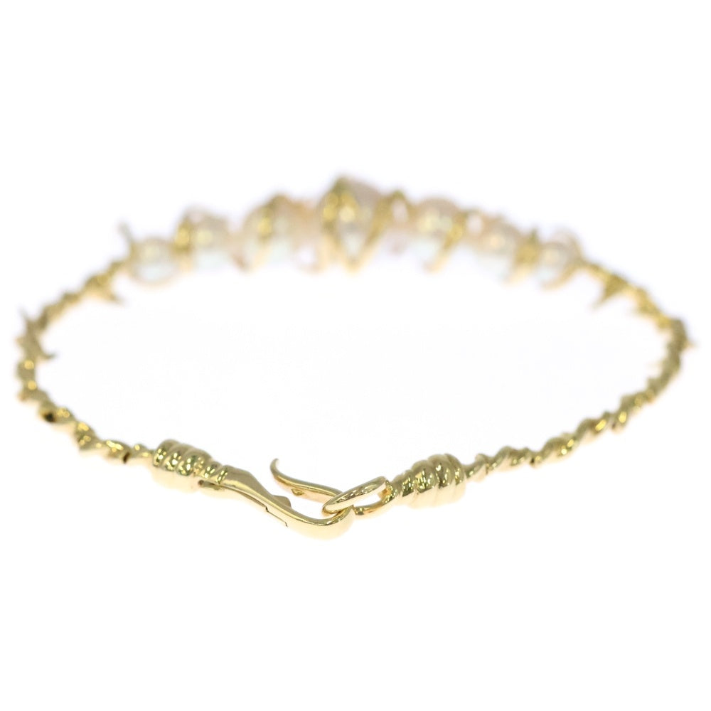 TASAKI(タサキ) スネーキング ヴァイン ブレスレット イエローゴールド 750YG ジュエリー レディース