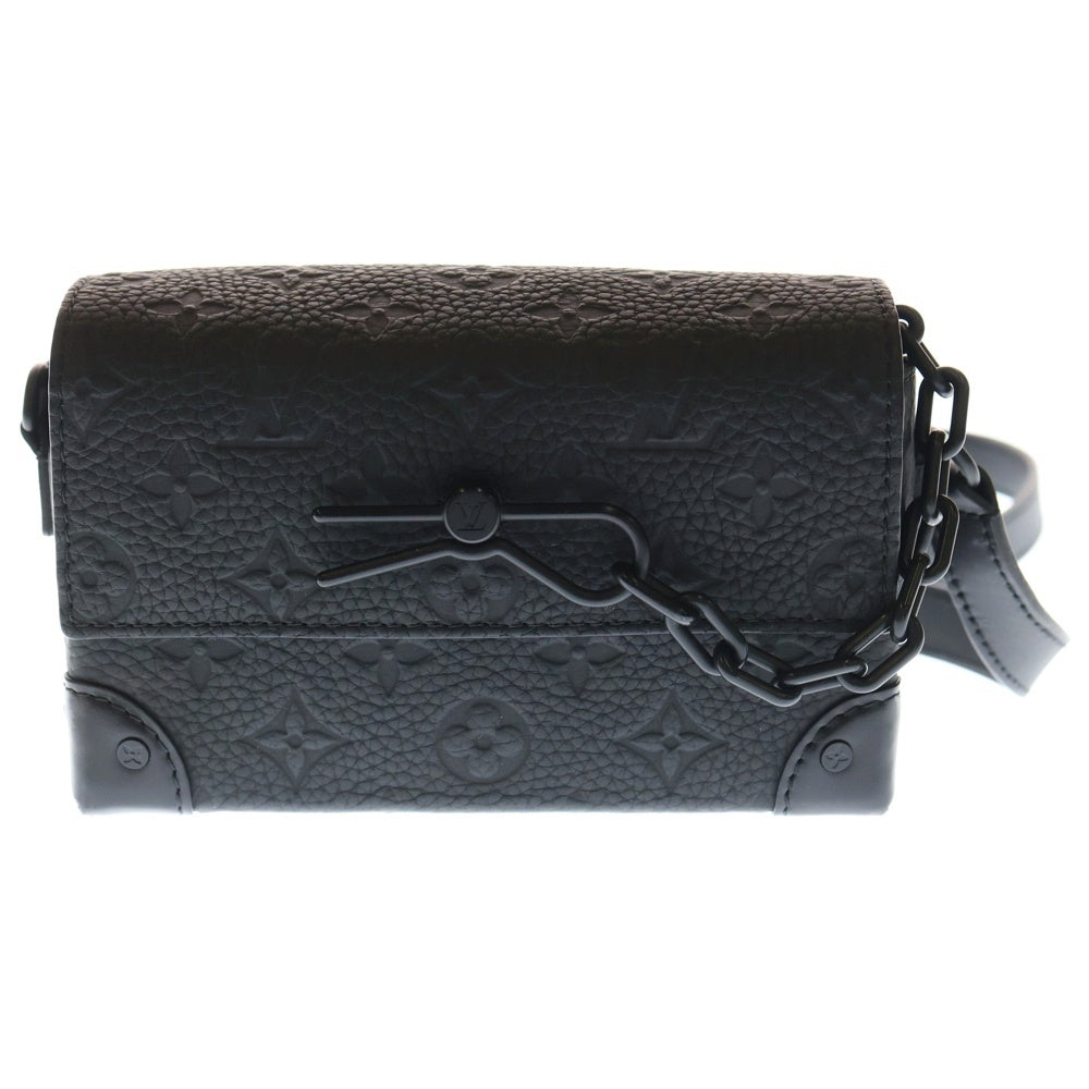 LOUIS VUITTON(ルイヴィトン) トリヨンモノグラム スティーマー ウエアラブルウォレット ブラック レザー ショルダーバッグ M81746 ICタイプ レディース