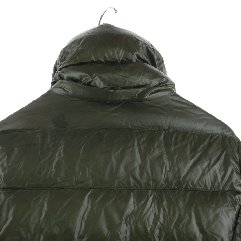 TATRAS(タトラス) ファー フーデッド ジップアップ ダウン ロング ジャケット コート カーキ レディース LTA5HU4425