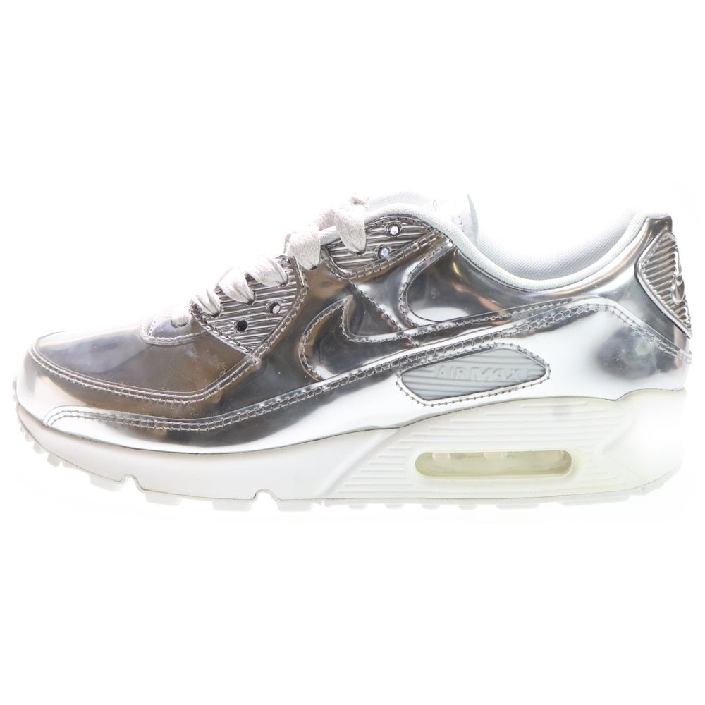 NIKE(ナイキ) WMNS AIR MAX 90 SP METALLIC ウィメンズ エア マックス 90 メタリック ローカットスニーカー シルバー US9/26cm CQ6639-001