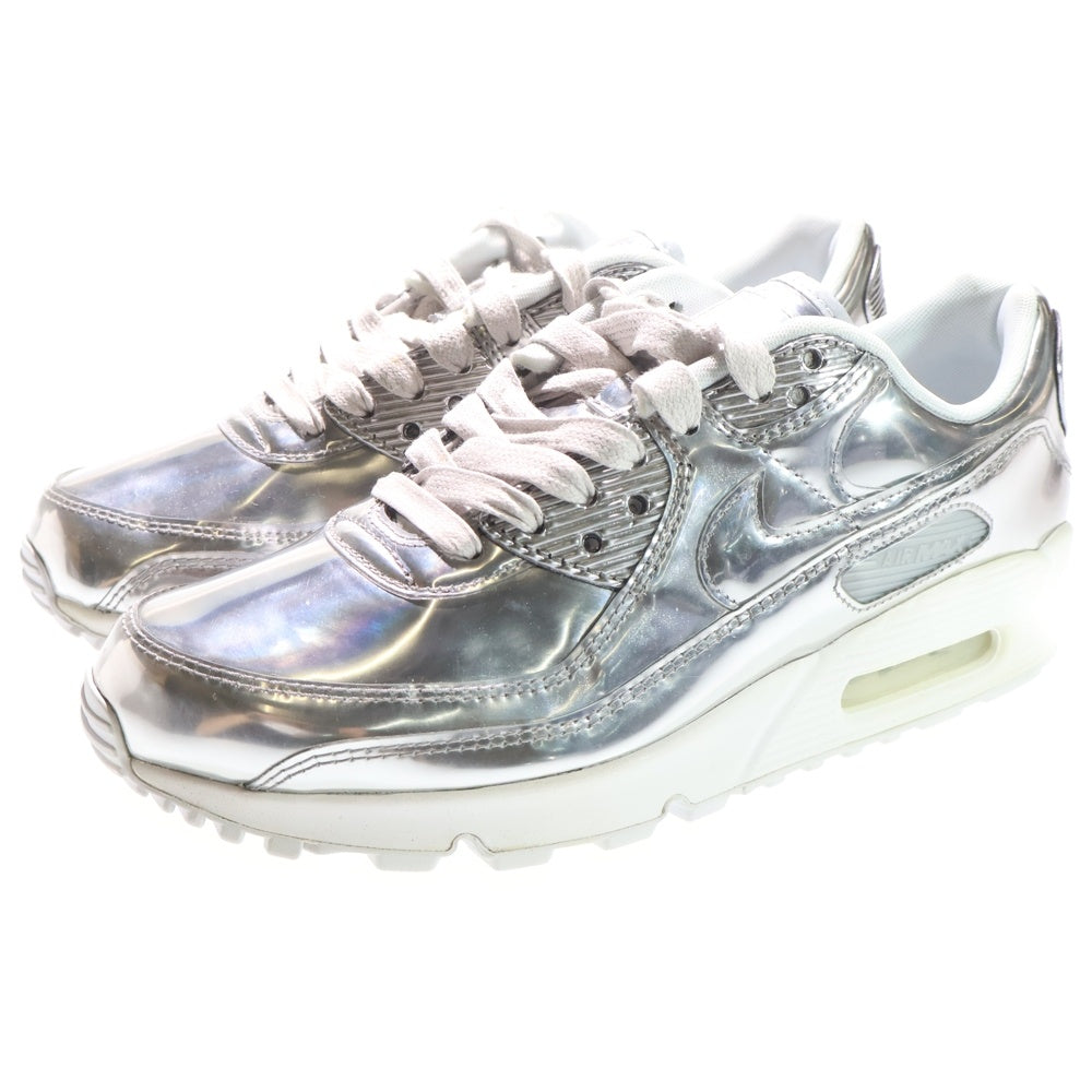 NIKE(ナイキ) WMNS AIR MAX 90 SP METALLIC ウィメンズ エア マックス 90 メタリック ローカットスニーカー シルバー US9/26cm CQ6639-001
