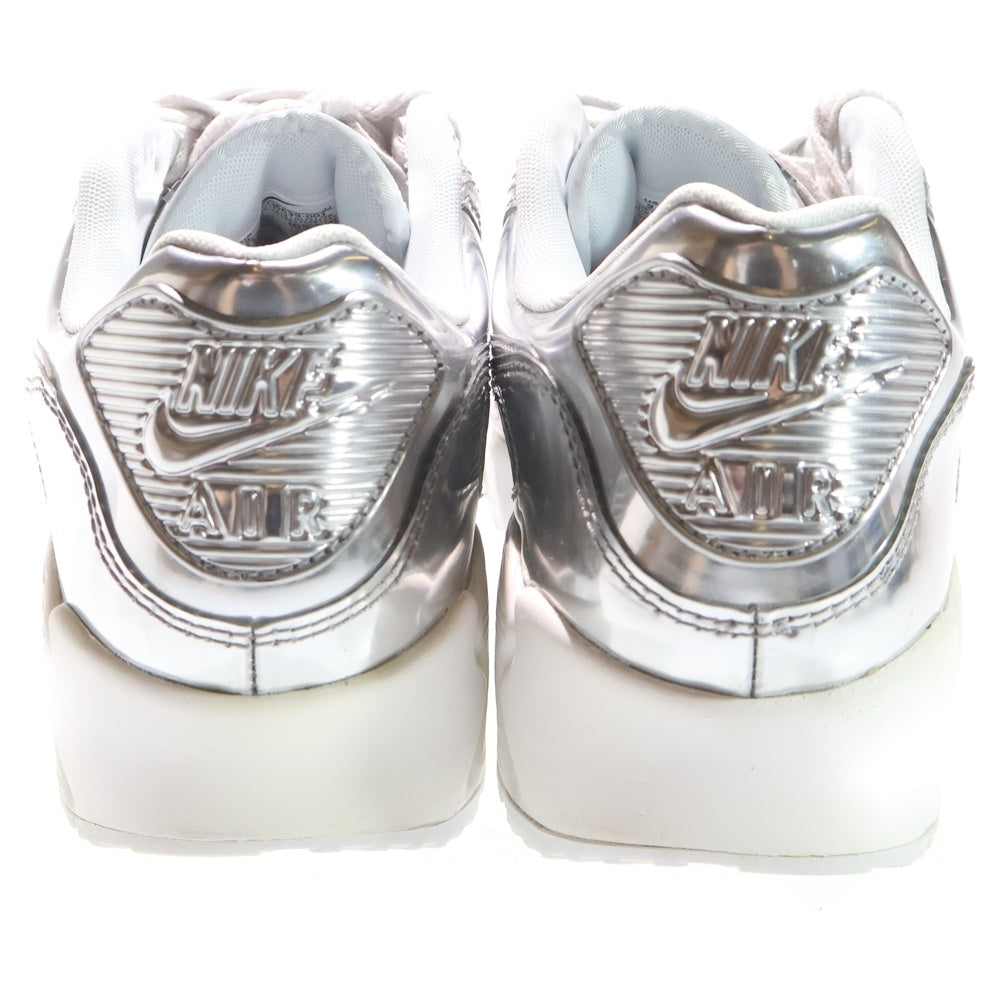 NIKE(ナイキ) WMNS AIR MAX 90 SP METALLIC ウィメンズ エア マックス 90 メタリック ローカットスニーカー シルバー US9/26cm CQ6639-001