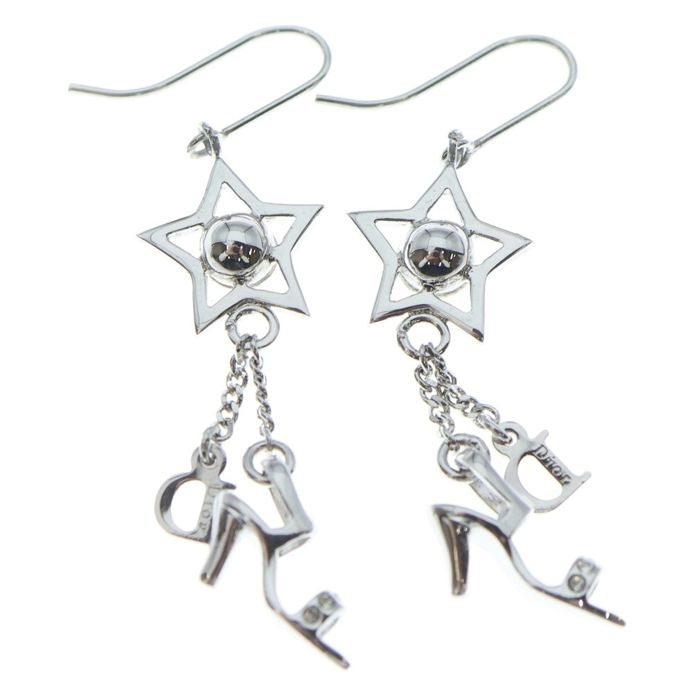 DIOR(ディオール) スター パンプスモチーフ イヤリング シルバー ストーン レディース