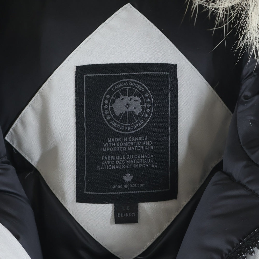 CANADA GOOSE(カナダグース) LANGFORD ラングフォード ファーフーデッドダウンコート グレー 2062MB