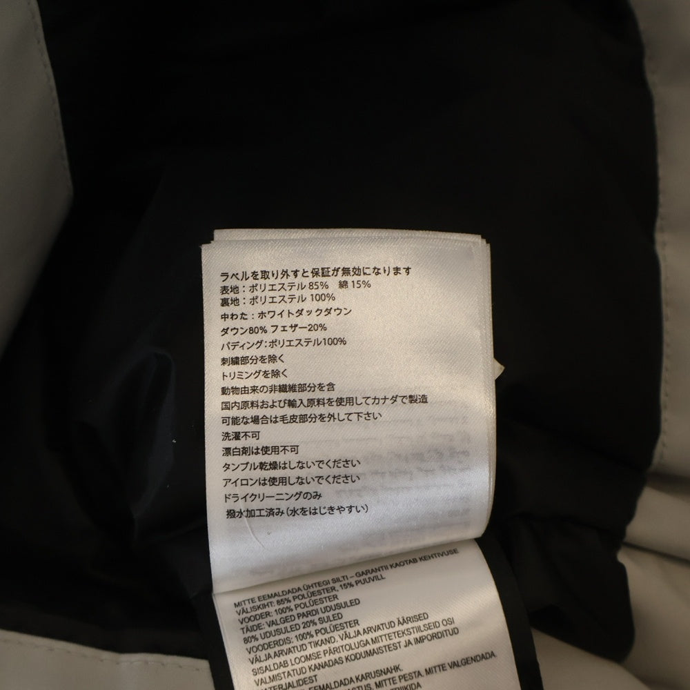 CANADA GOOSE(カナダグース) LANGFORD ラングフォード ファーフーデッドダウンコート グレー 2062MB