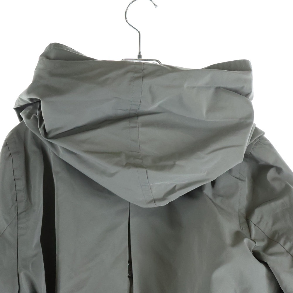 Max Mara(マックスマーラ) ナイロン フーデッド ガウン コート グレー レディース