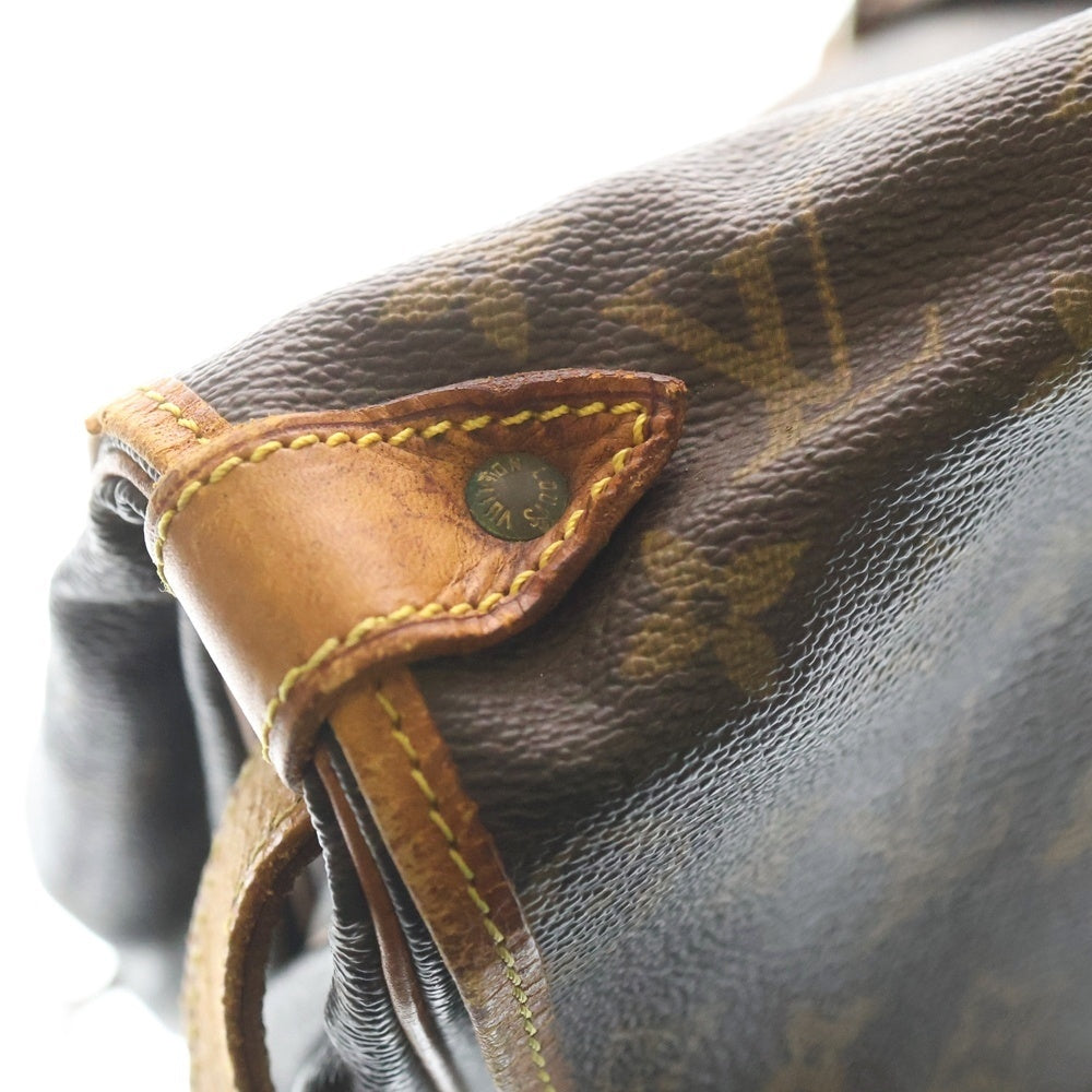 LOUIS VUITTON(ルイヴィトン) モノグラム ソミュール30 ショルダーバッグ ブラウン PVCレザー M42256 ゴールド金具 レディース
